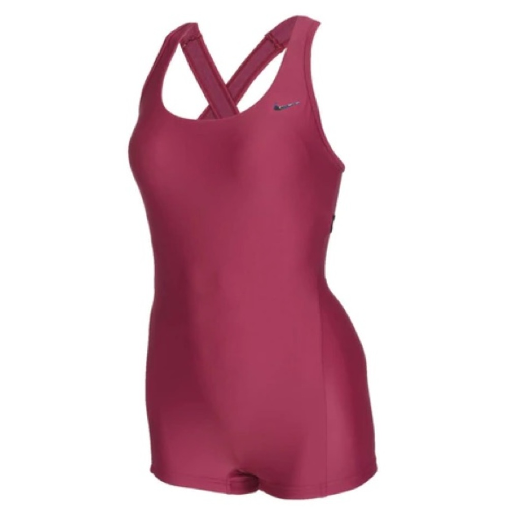 Nike Essential Crossback Unitard Legsuit Sporty Swimsuit NWT - Picture 3 of 14